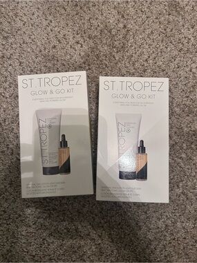 St. Tropez Glow & Go Kit - White Packaging with Gold Accent